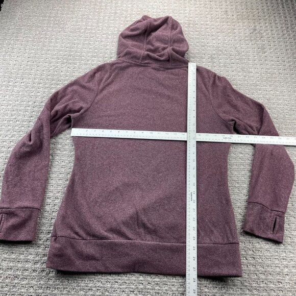 Bench Fleece Hoodie Sweater Women Size Extra Large XL Burgundy Activewear Sporty - Picture 7 of 9